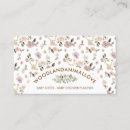 Recherche de motif botanique cartes visite Fleur