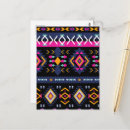 Recherche de motif aztèque cartes postales Boho