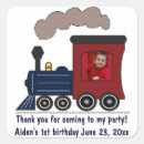 Recherche de anniversaire train autocollants Choo de choo