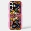 Recherche de chat psychédélique iphone coques Mignon