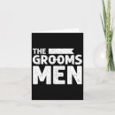 Zoek naar groomsmen kaarten Bruidegom