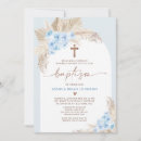 Recherche de bleu baptême invitations Moderne