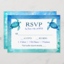 Recherche de tortue verte invitations Aquarelle