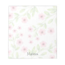 Recherche de fleurs roses blocsnotes Vert