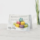 Recherche de macaron vœux cartes Nourriture