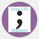 Zoek naar puntkomma stickers Bewustwording