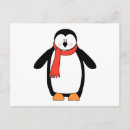 Recherche de pingouin cartes postales Froid