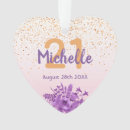 Zoek naar 21ste verjaardag ornamenten Roos gold