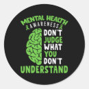 Recherche de ne jugez pas autocollants Mental