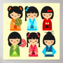 Zoek naar kokeshi pop posters Kawaï