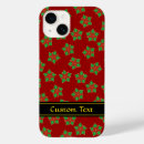 Recherche de poinsettia de noël iphone coques Décoration