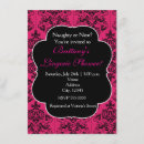 Recherche de damassé baroque invitations Rose