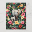 Recherche de bébé jungle cartes postales Éléphant