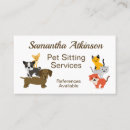 Recherche de chien de chat cartes visite Simple