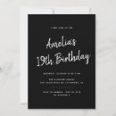 Recherche de brush script invitations Noir et blanc