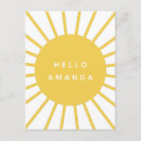 Recherche de soleil jaune cartes postales Pour enfants