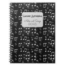 Recherche de musique carnets Noir et blanc