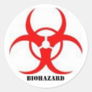 Recherche de biologie autocollants Danger biologique