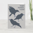 Recherche de crow vœux cartes Gothique