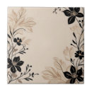 Recherche de beige carreaux Fleurs