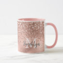 Recherche de rose brillant tasses Pour elle