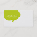 Zoek naar speech bubble visitekaartjes Bel