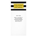 Recherche de noir et blanc cartes publicitaires Simple