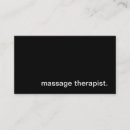 Recherche de massage thérapeute cartes visite Élégant