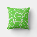 Recherche de grenouille verte coussins Vert clair