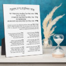 Recherche de hébreu plaques Menorah