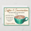 Recherche de conversation invitations Café
