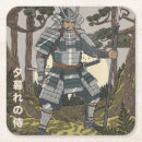 Recherche de samouraï dessous de verres Japonais