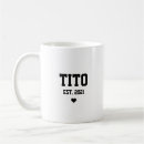 Recherche de tante et oncle tasses Noir et blanc