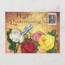 Recherche de libellule bleue cartes postales Fleurs