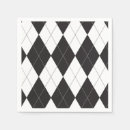 Zoek naar zwarte diamant servetten Patroon