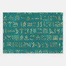 Recherche de hiéroglyphes égyptiens papier cadeau Egypte