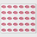 Zoek naar lippen cadeaupapier Rood