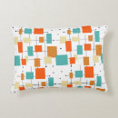 Recherche de orange et bleu coussins Turquoise