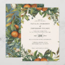 Recherche de orange mariage invitations Botanique