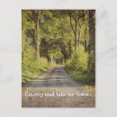 Zoek naar country road briefkaarten Weg