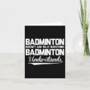 Recherche de badminton vœux cartes Navette