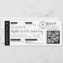 Recherche de voyage mariage invitations Noir et blanc