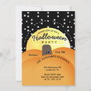 Recherche de moderne halloween invitations Orange et noir