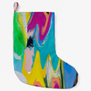 Recherche de peinture abstraite chaussette de noël Floral