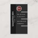 Recherche de assistant administratif cartes visite Noir
