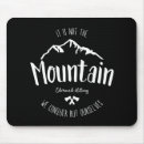 Recherche de montagnes tapis souris Typographie