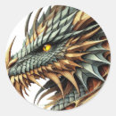 Recherche de tête de dragon autocollants Imaginaire