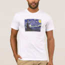 Recherche de starry night tshirts Bleu