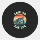 Zoek naar schildpadden stickers Zeeschildpad