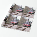 Recherche de trains papier cadeau Vintage